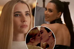 Kim Kardashian kisses Emma Roberts in steamy ‘American Horror Story: Delicate Part 2’ trailer