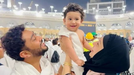 Gauahar Khan-Zaid Darbar reveal son Zehaan’s face during Umrah: ‘Just wanted to give our little prince…’