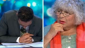 Miriam Margolyes shocks Project host by telling him he's 'sort of brown', asking 'what are you?'