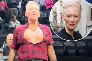 Bruce Springsteen compared to Tilda Swinton in viral photo from tour kickoff