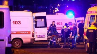 Russia arrests suspected attackers after mass shooting kills 115 at concert