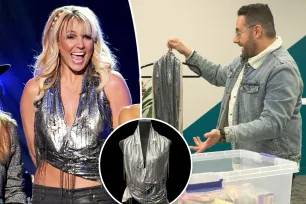 Britney Spears’ 2012 ‘X Factor’ chainmail halter top up for auction, could fetch five figures