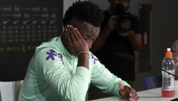 Football: Brazilian football star Vinicius Jr breaks down in tears over struggles with racist abuse in Spain