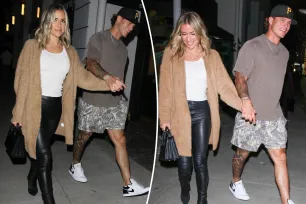 Kristin Cavallari, 37, holds hands with Mark Estes, 24, during flirty date night in LA