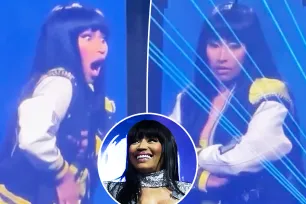 Nicki Minaj has mid-concert wardrobe malfunction: ‘No one f—king told me!’