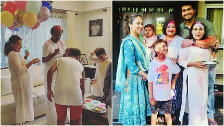 ‘Happy Birthday’ Rajinikanth: Thalaivar joins family for Holi festivities; daughter Aishwarya celebrates the day Shivaji Gaikwad became Rajini