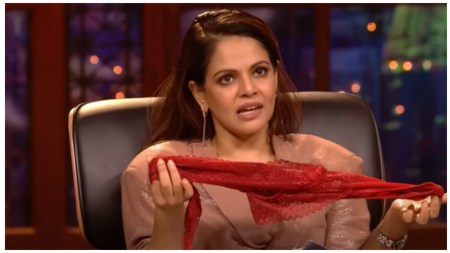 Shark Tank India: Aman Gupta asks red-faced Ritesh Agarwal about lap-dances while discussing role-play costumes, ‘baby doll dresses’