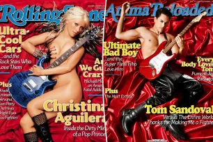 Tom Sandoval re-creates Christina Aguilera’s iconic ‘Stripped’-era Rolling Stone cover in new fashion campaign