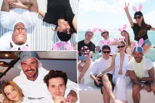 David and Victoria Beckham celebrate Easter with family aboard a $20M megayacht