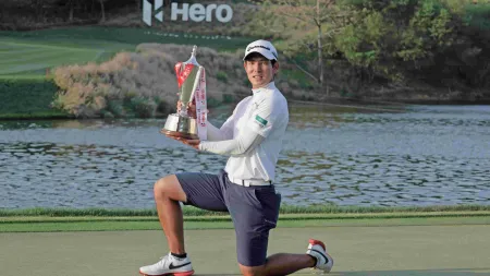 Indian Open golf: Despite three consecutive bogies on final five holes, Nakajima strolls to victory; Indian Veer Ahlawat finishes tied-second with gutsy eagle