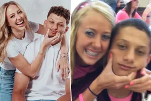 High school sweethearts Patrick and Brittany Mahomes recreate adorable photo from start of romance: ‘12 years later’