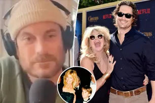 Oliver Hudson clarifies comments about childhood ‘trauma’ with mom Goldie Hawn