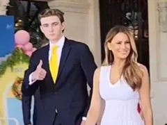 Donald Trump's Youngest Son Barron Makes Rare Appearance With Family, Video Viral