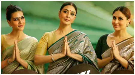 Crew box office collection day 4: Tabu, Kareena Kapoor, Kriti Sanon-starrer survives turbulent Monday test, soars past Rs 70 crore globally