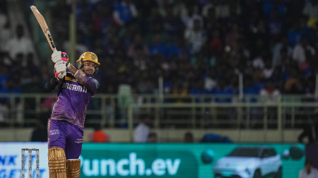 Sunil Narine makes it a night to remember as KKR post IPL’s second highest total