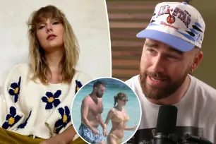 Fans spot clue that Travis Kelce recorded interview in Taylor Swift’s house