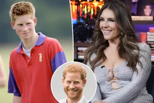 Elizabeth Hurley reacts to theories she took Prince Harry’s virginity