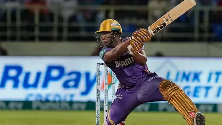 Andre Russell joins unique six hitting record with Virat Kohli, Chris Gayle and Ab de Villiers