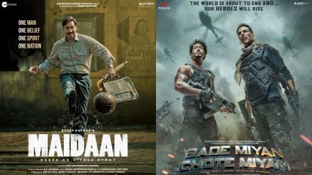 CBFC clears Ajay Devgn’s Maidaan with zero cuts, suggests modifications in Akshay Kumar-Tiger Shroff’s Bade Miyan Chote Miyan