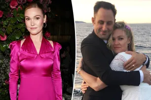 Julia Stiles announces she secretly gave birth to third baby with husband Preston Cook