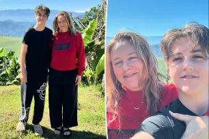 Alicia Silverstone’s look-alike tween son, Bear, towers over the actress in sweet vacation photo