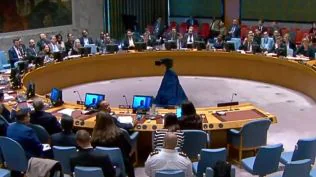 ‘You’re making the ground shake’: Moments of humour as earthquake interrupts UN briefing on Gaza