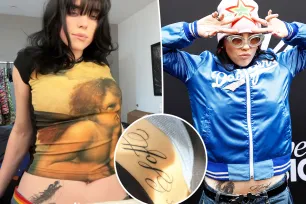 Billie Eilish flashes new glimpse at ‘Hard &amp; Soft’ hip tattoo on Close Friends Instagram Story