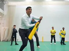 Watch: UK PM Rishi Sunak Bats Against England Pace Legend James Anderson