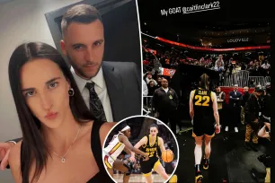 Caitlin Clark’s boyfriend, Connor McCaffery, calls athlete his ‘GOAT’ after Iowa loses NCAA championship