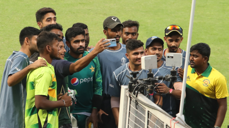 Babar Azam speaks on fans chanting his name in India: ‘Logo ne India mey bahut pyar diya’