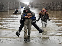 "Putin, Help": Rare Protest In Russia Over Worst Flooding In Decades