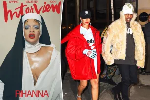 Rihanna says A$AP Rocky’s high-fashion style puts her to shame: ‘I look like his assistant’