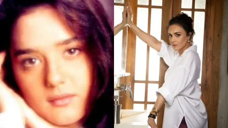 Preity Zinta shares a photo from her first photoshoot, director Shekhar Kapoor recalls the old days: ‘You still look great’