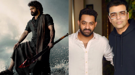 Karan Johar teams up with Jr NTR for Devara: ‘Brace yourself for a mass hurricane’