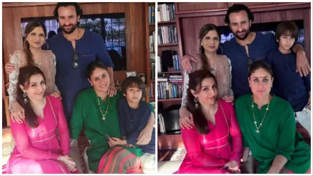 Inside photos from Saif Ali Khan and Kareena Kapoor Khan’s Eid celebration with family