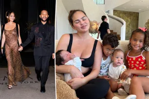 Chrissy Teigen, John Legend can’t agree on whether they’d like more kids after welcoming baby No. 4 less than a year ago