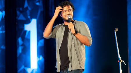 Abish Mathew on his debut comedy show in Kerala: ‘It has jokes, songs and stories, echoing the style of Malayalam films like Kilukkam’