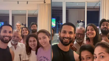 Inside Shahid Kapoor-Mira Rajput’s famjam with dad Pankaj Kapur, stepmom Supriya Pathak. Watch