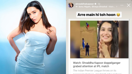 Shraddha Kapoor has a hilarious response to her viral doppelganger spotted at IPL match: ‘Aree main hi to hoon’