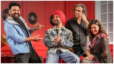 The Great Indian Kapil Show 3rd episode first impression: Sunil Grover adds glitter to Diljit Dosanjh-Parineeti Chopra’s Chamkila party, Kapil Sharma finally gets it right