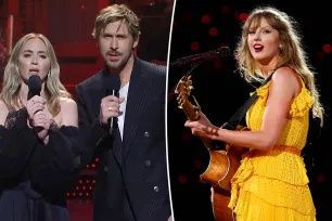 Taylor Swift reacts to Ryan Gosling, Emily Blunt’s ‘All Too Well’ cover on ‘SNL’ amid PDA-packed Coachella weekend