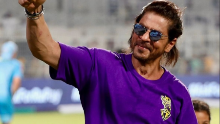 IPL 2024: Shah Rukh Khan collects fallen KKR flags post match against LSG, takes victory lap around Eden Garden. Watch