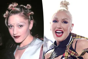 Gwen Stefani re-creates iconic ‘90s No Doubt beauty look at Coachella with face gems and knotted mohawk