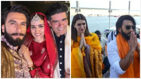 Ranveer Singh and Kriti Sanon walk the ramp at Varanasi’s Namo Ghat for Manish Malhotra: ‘Better than Mumbai’s 5-star banquet’