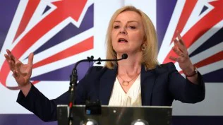 Former UK leader Liz Truss backs Trump, blames others for her ouster after 49 days