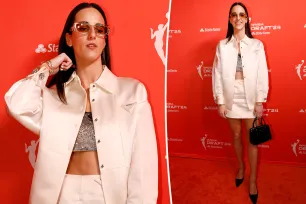 Caitlin Clark makes fashion history in Prada outfit at 2024 WNBA draft