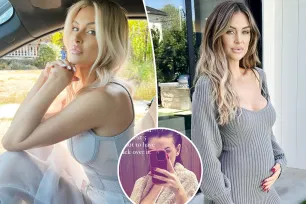 Pregnant Lala Kent defends baring all in risqué baby bump snap — by posting another