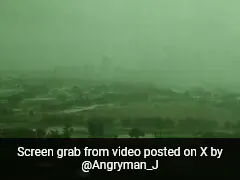 Viral Video: Dubai's Sky Turns Green Amid Heavy Rain And Storm