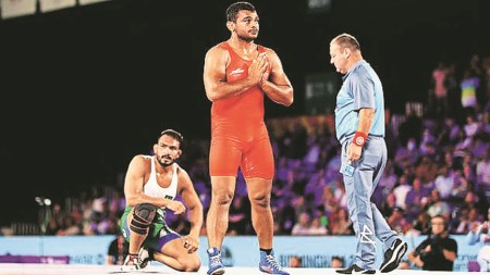 Indian wrestlers Deepak Punia and Sujeet Kalkal ‘sleeping on the floor of Dubai airport’ after being stranded while enroute to Bishkek for Paris Olympics qualifiers