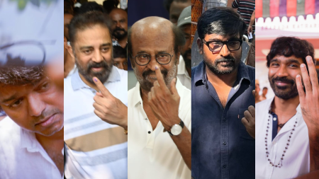 Lok Sabha Election 2024: Rajinikanth, Kamal Haasan, Vijay, Ajith, Dhanush and other top Tamil stars cast their vote, see photos and videos